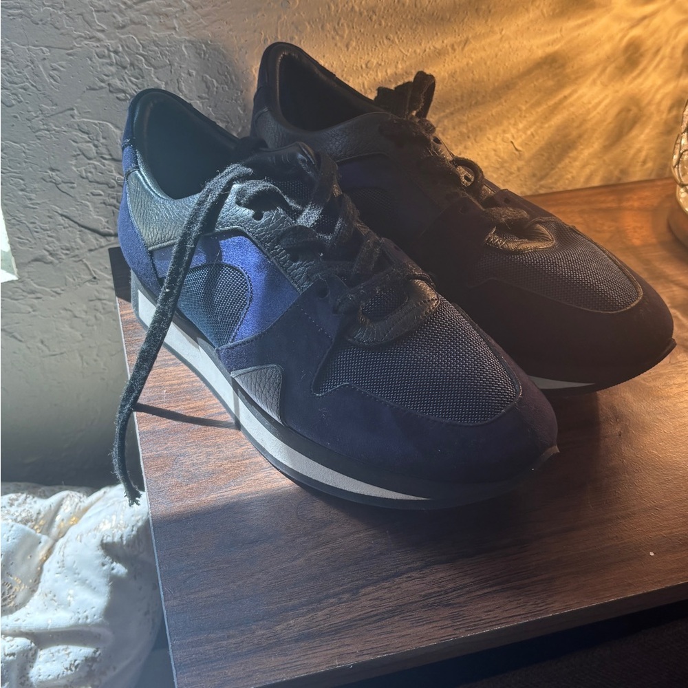 Burberry Black and Navy Sneakers - Picture 2 of 9